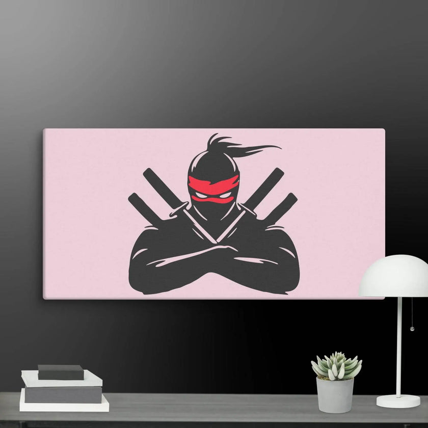 Ninja Warrior Wall Art Canvas - STYLISHOUR