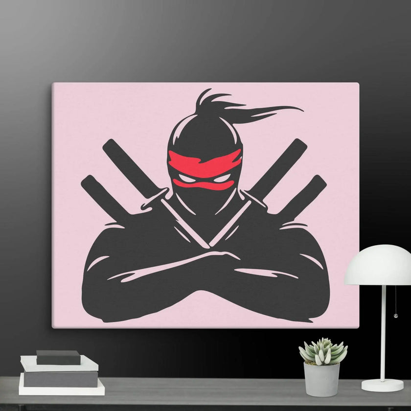 Ninja Warrior Wall Art Canvas - STYLISHOUR