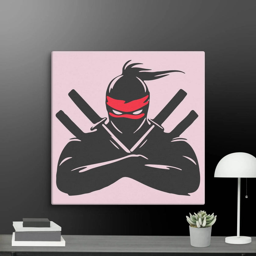 Ninja Warrior Wall Art Canvas - STYLISHOUR