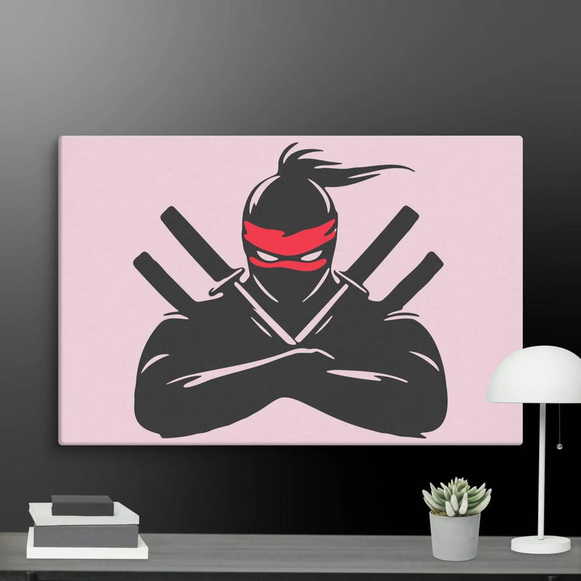 Ninja Warrior Wall Art Canvas - STYLISHOUR