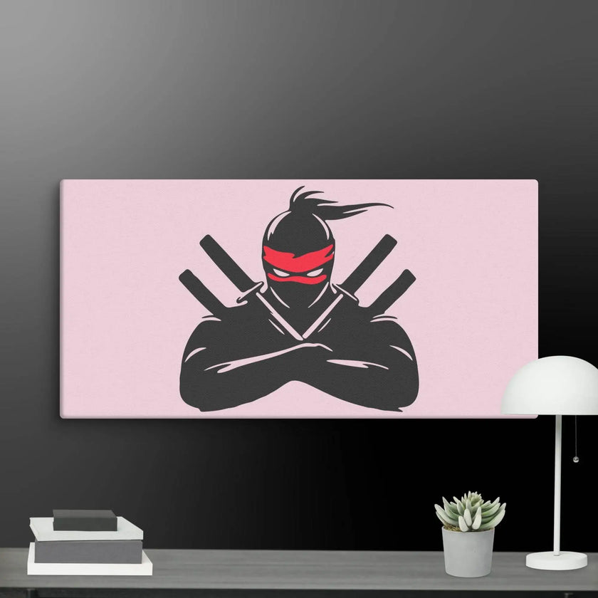 Ninja Warrior Wall Art Canvas - STYLISHOUR
