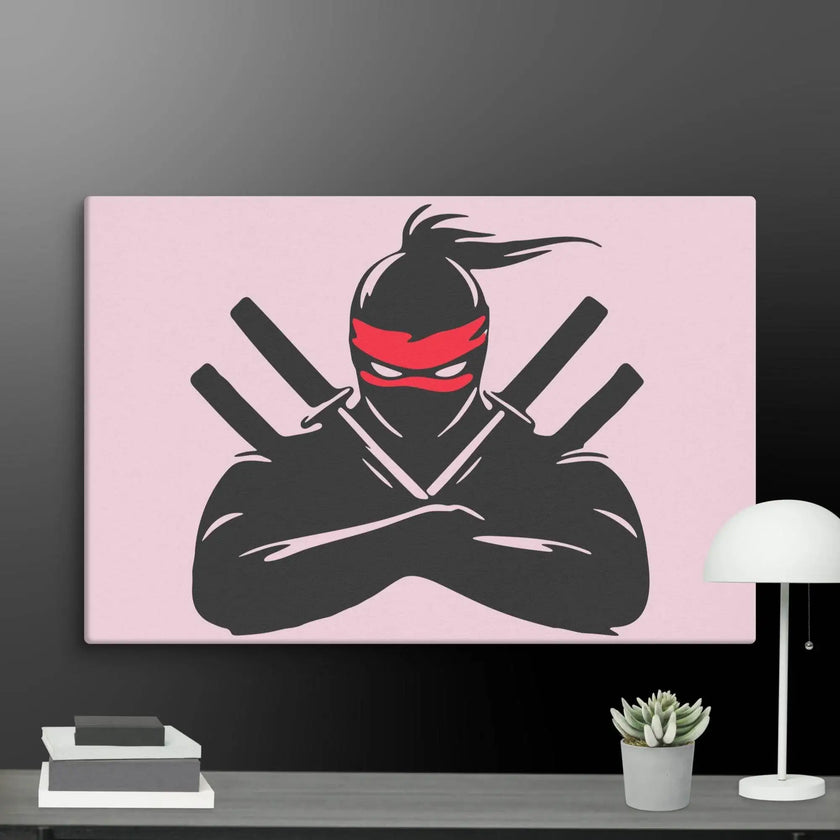 Ninja Warrior Wall Art Canvas - STYLISHOUR
