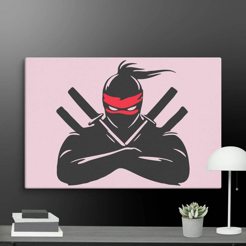 Ninja Warrior Wall Art Canvas - STYLISHOUR