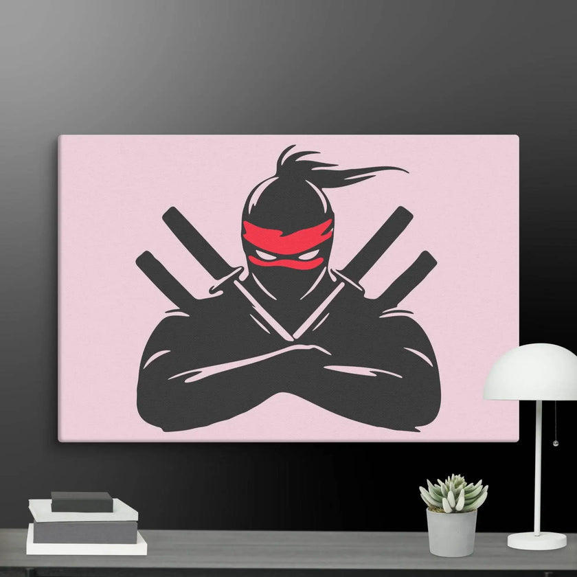Ninja Warrior Wall Art Canvas - STYLISHOUR