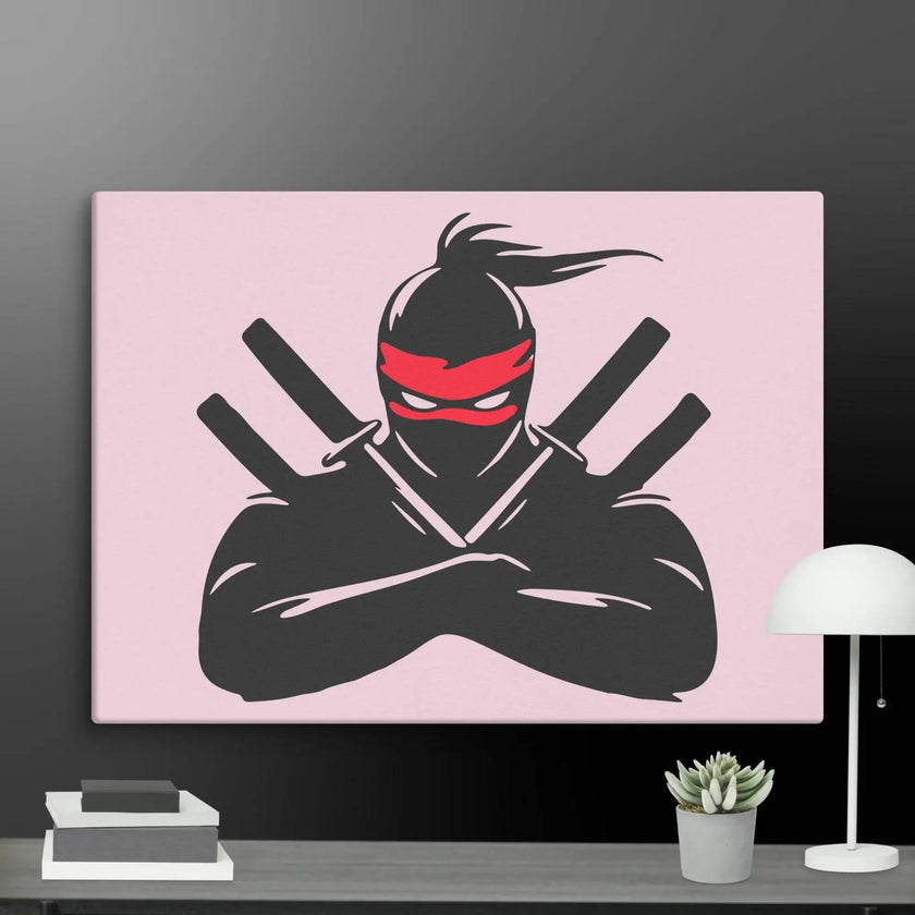 Ninja Warrior Wall Art Canvas - STYLISHOUR