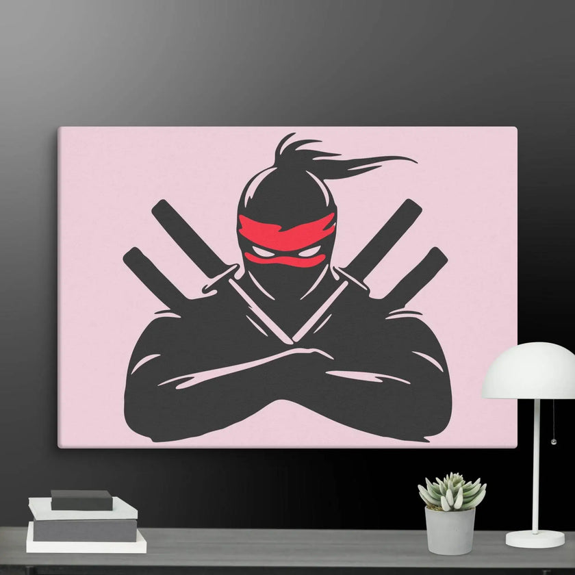 Ninja Warrior Wall Art Canvas - STYLISHOUR