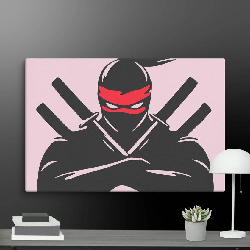 Ninja Warrior Wall Art Canvas - STYLISHOUR