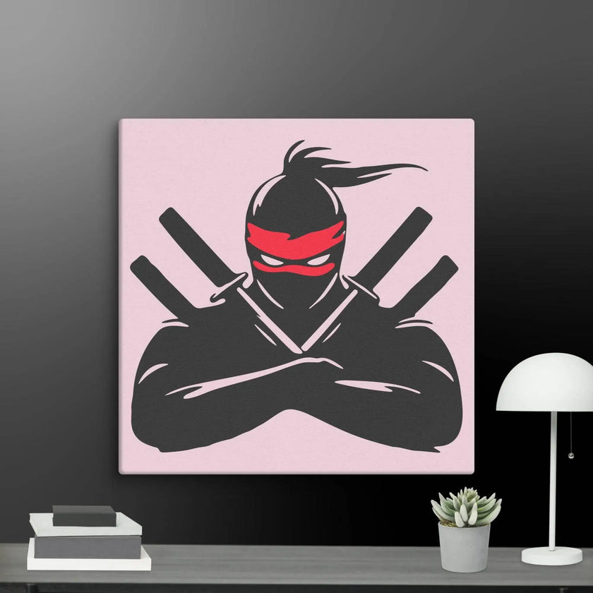 Ninja Warrior Wall Art Canvas - STYLISHOUR
