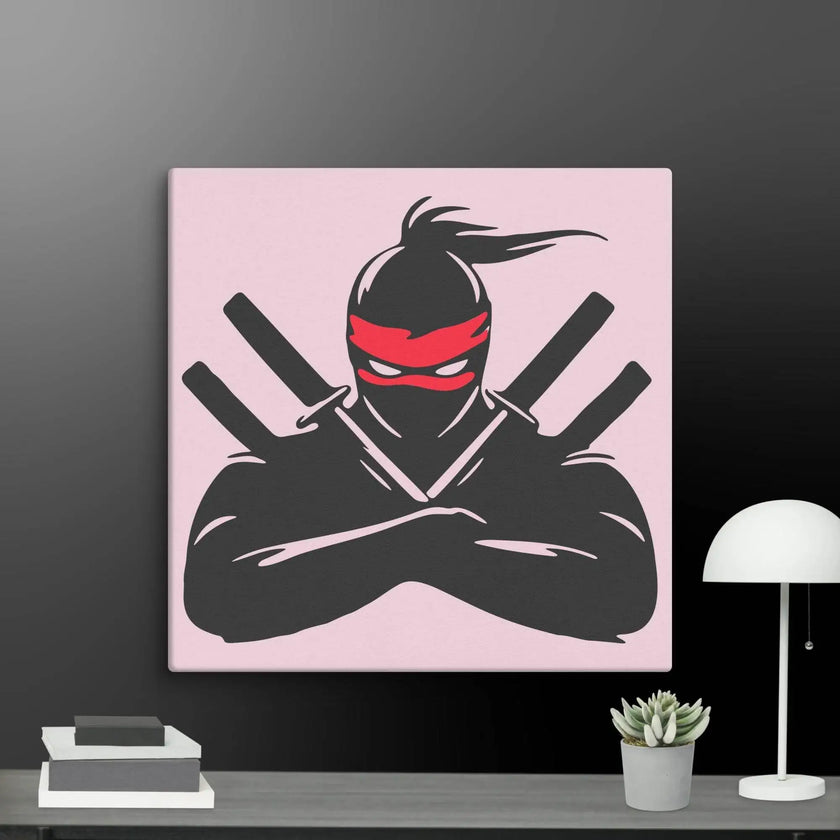 Ninja Warrior Wall Art Canvas - STYLISHOUR