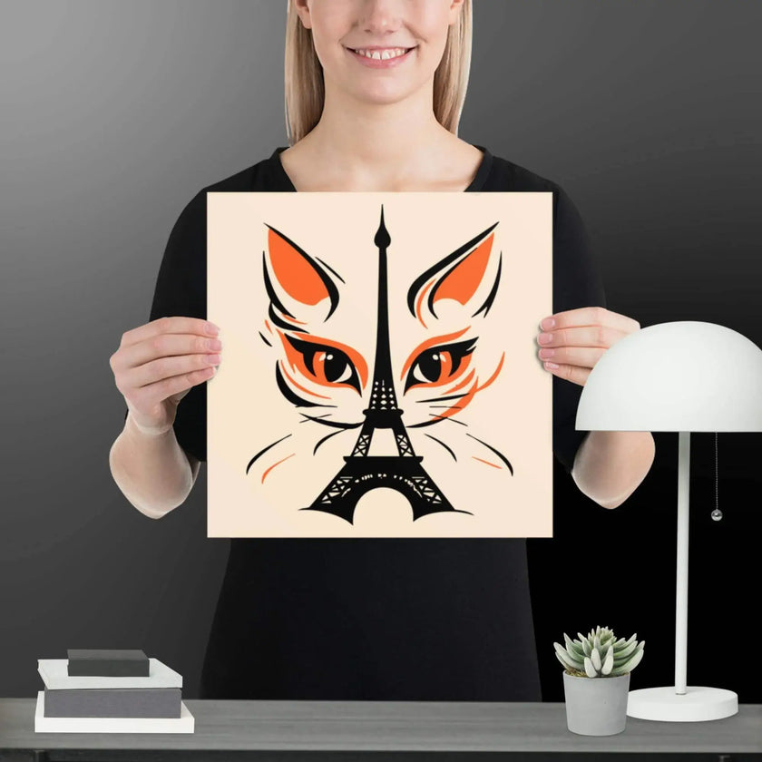 Paris Cat Poster - STYLISHOUR