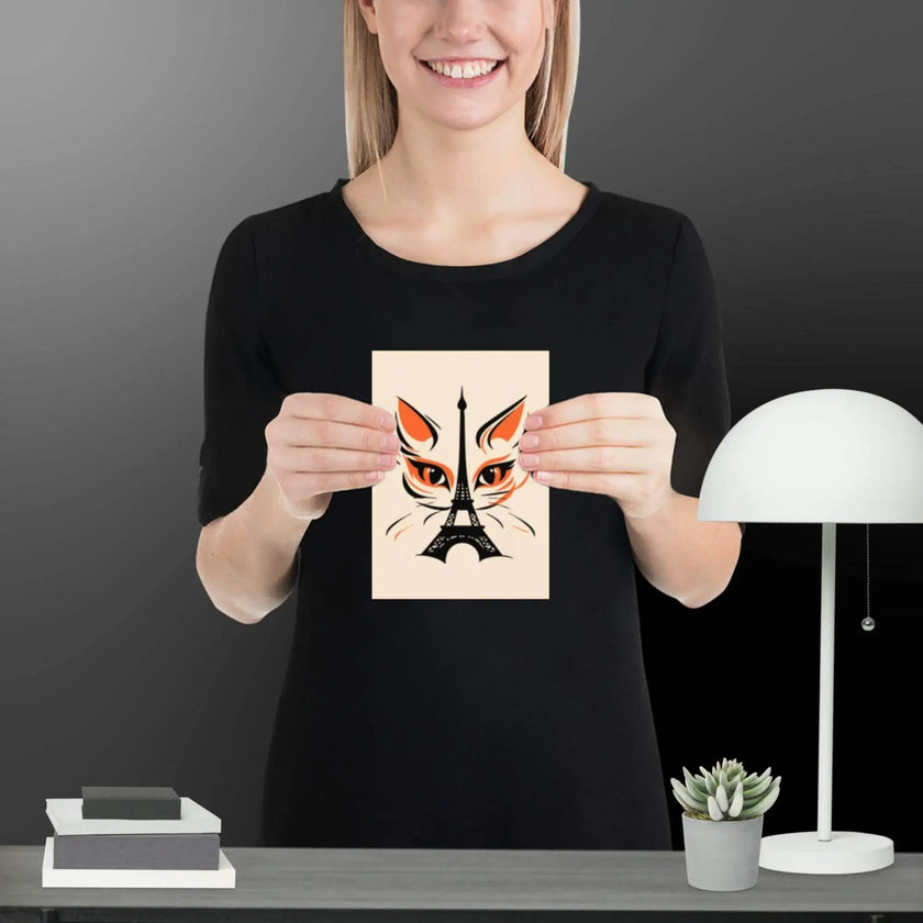 Paris Cat Poster - STYLISHOUR