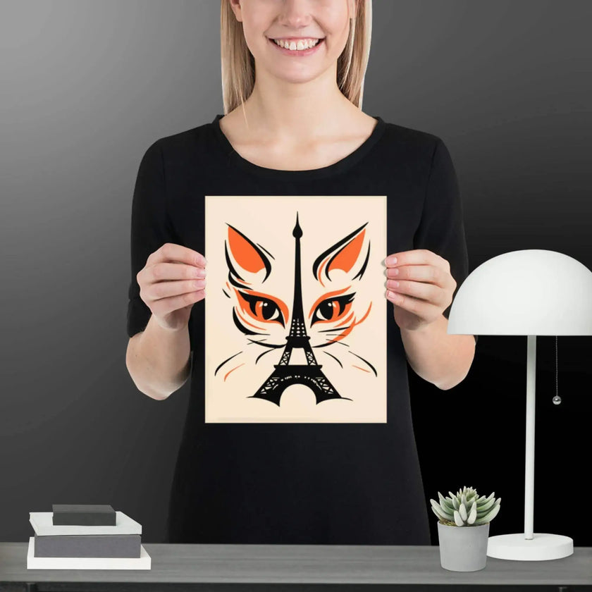 Paris Cat Poster - STYLISHOUR
