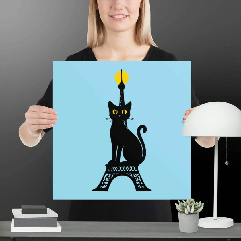 Paris Cat Poster - STYLISHOUR
