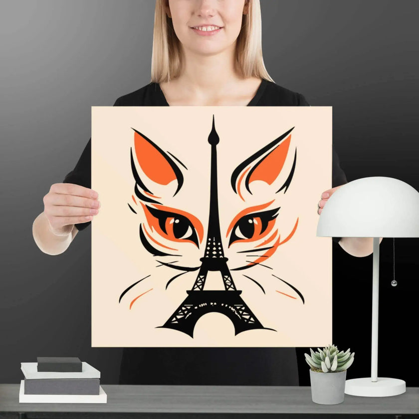 Paris Cat Poster - STYLISHOUR
