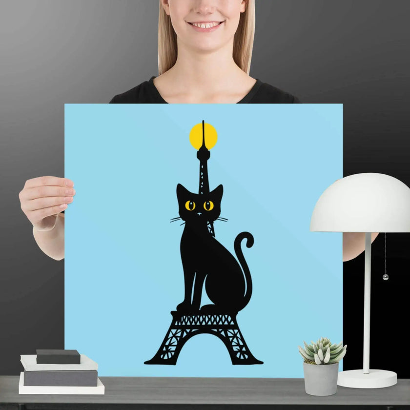 Paris Cat Poster - STYLISHOUR