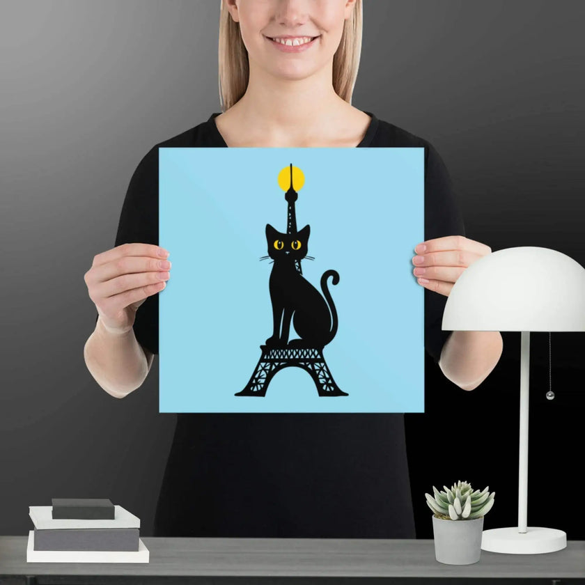 Paris Cat Poster - STYLISHOUR