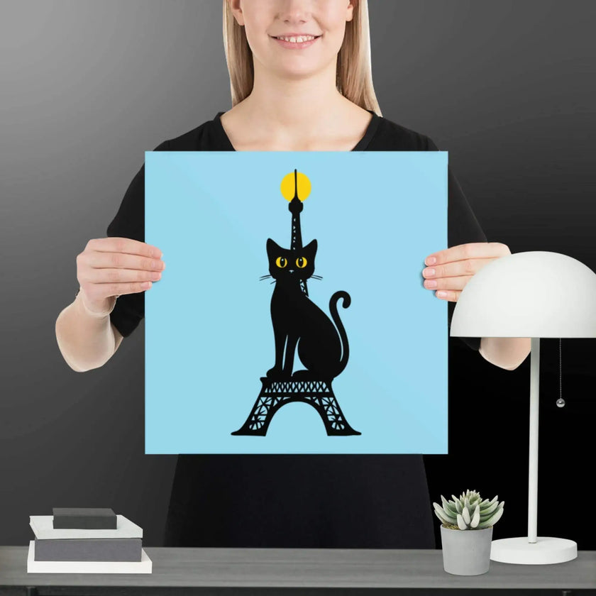 Paris Cat Poster - STYLISHOUR