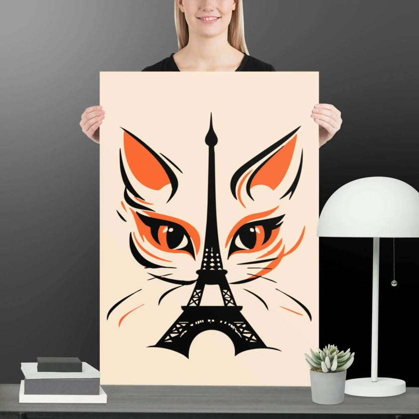Paris Cat Poster - STYLISHOUR