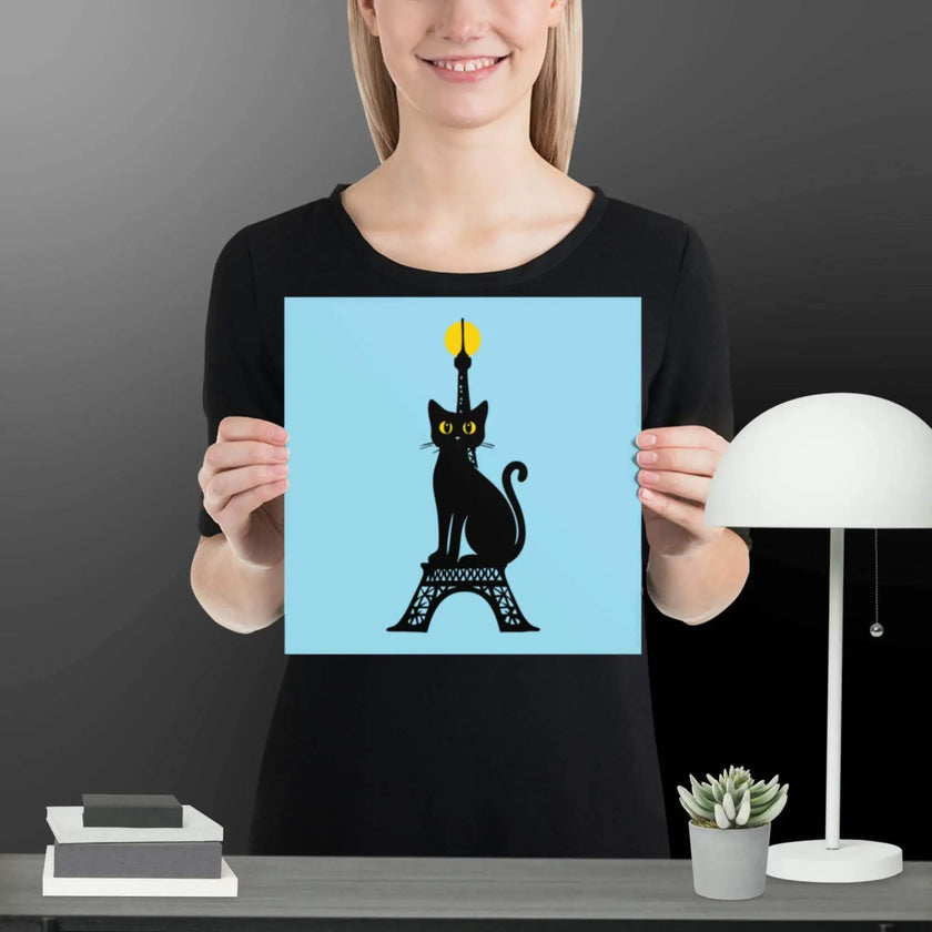 Paris Cat Poster - STYLISHOUR