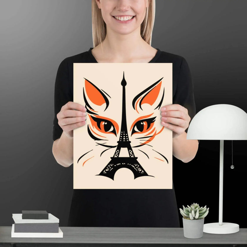 Paris Cat Poster - STYLISHOUR
