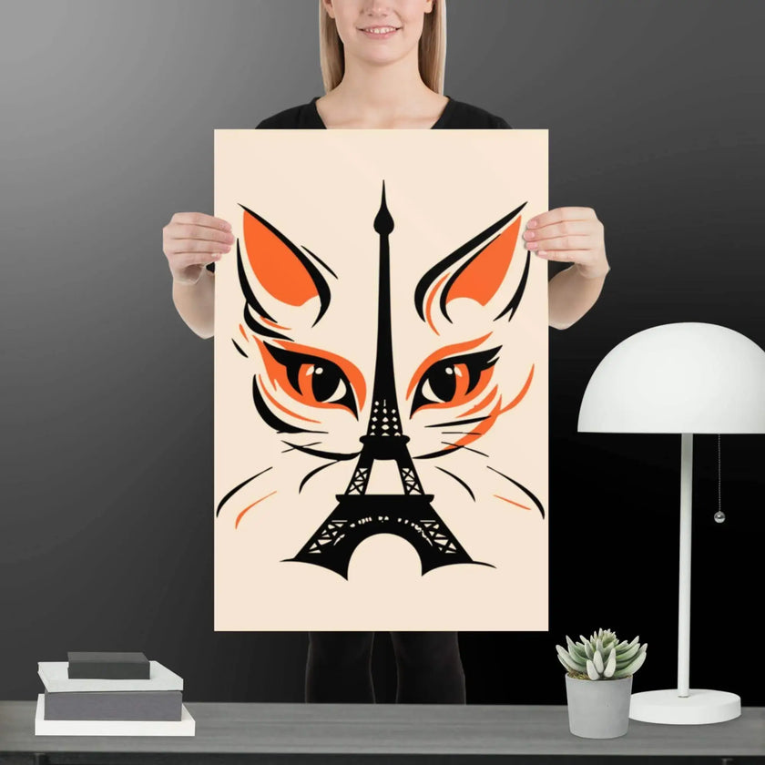 Paris Cat Poster - STYLISHOUR