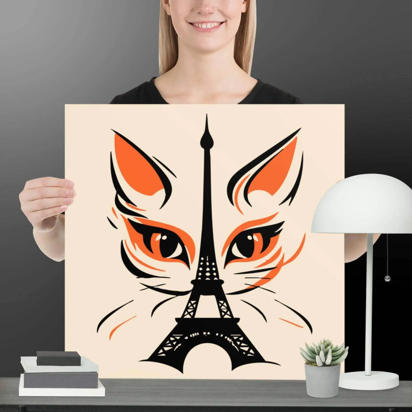 Paris Cat Poster - STYLISHOUR