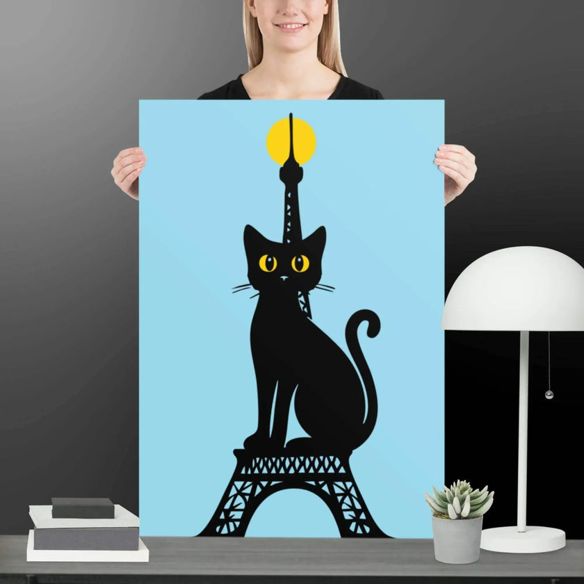 Paris Cat Poster - STYLISHOUR