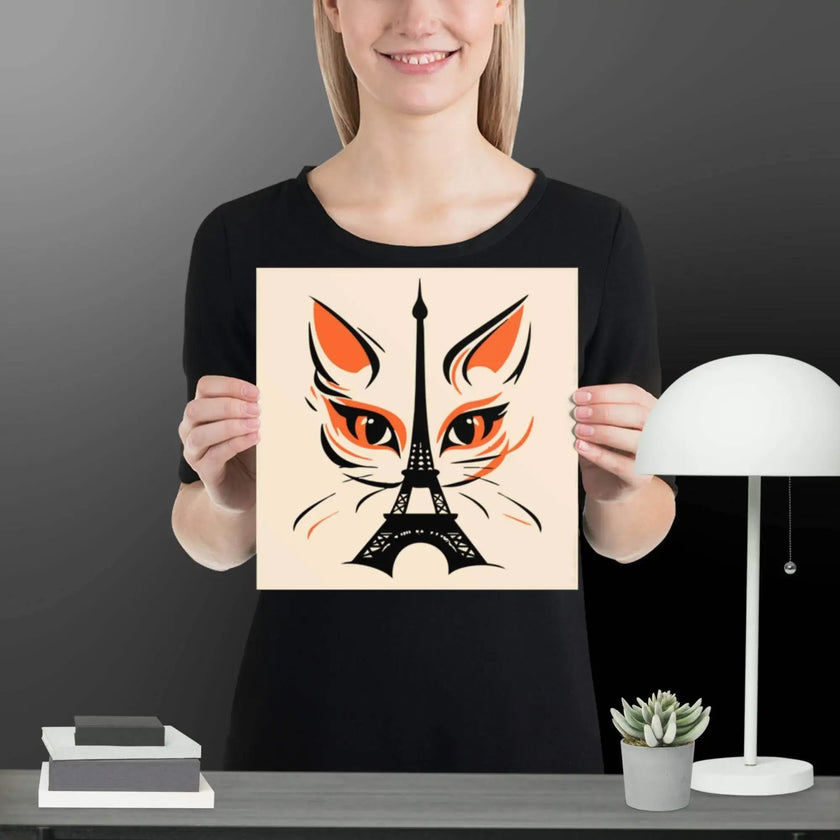 Paris Cat Poster - STYLISHOUR