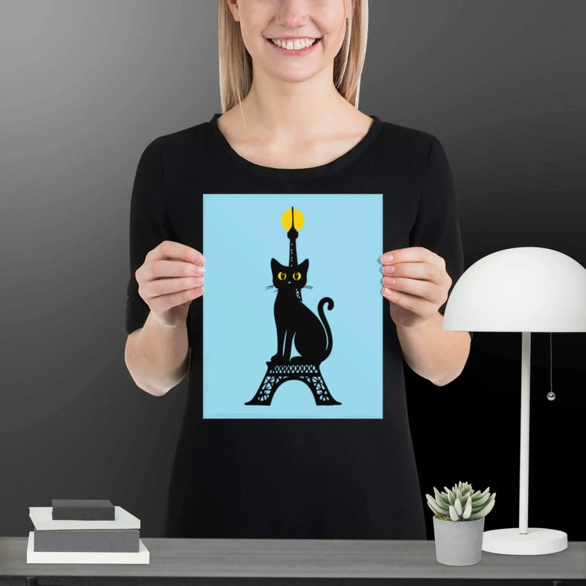 Paris Cat Poster - STYLISHOUR