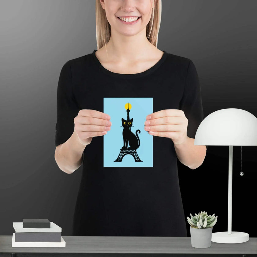 Paris Cat Poster - STYLISHOUR