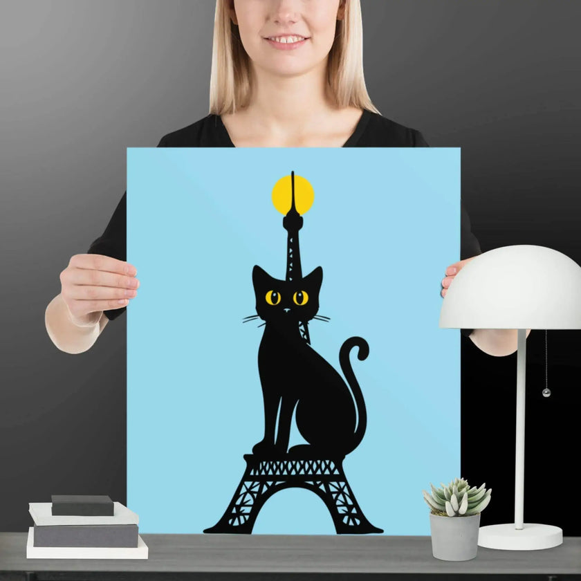Paris Cat Poster - STYLISHOUR