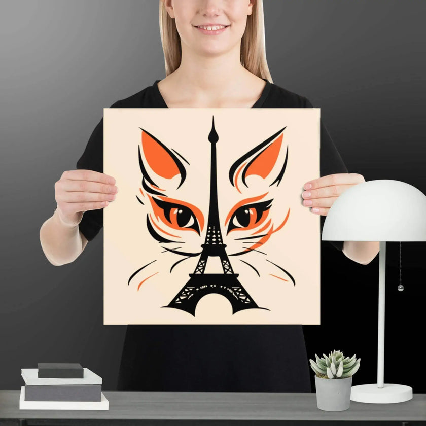 Paris Cat Poster - STYLISHOUR