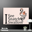 Pink Flamingo Wall Art Canvas - STYLISHOUR