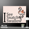Pink Flamingo Wall Art Canvas - STYLISHOUR