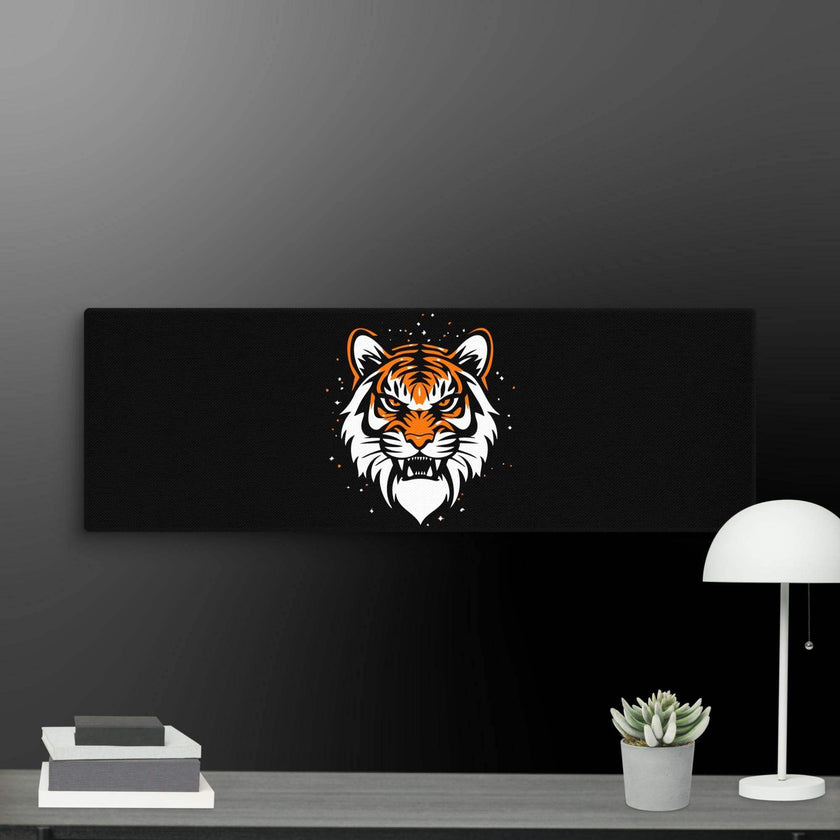 Roaring Tiger Wall Art Canvas - STYLISHOUR