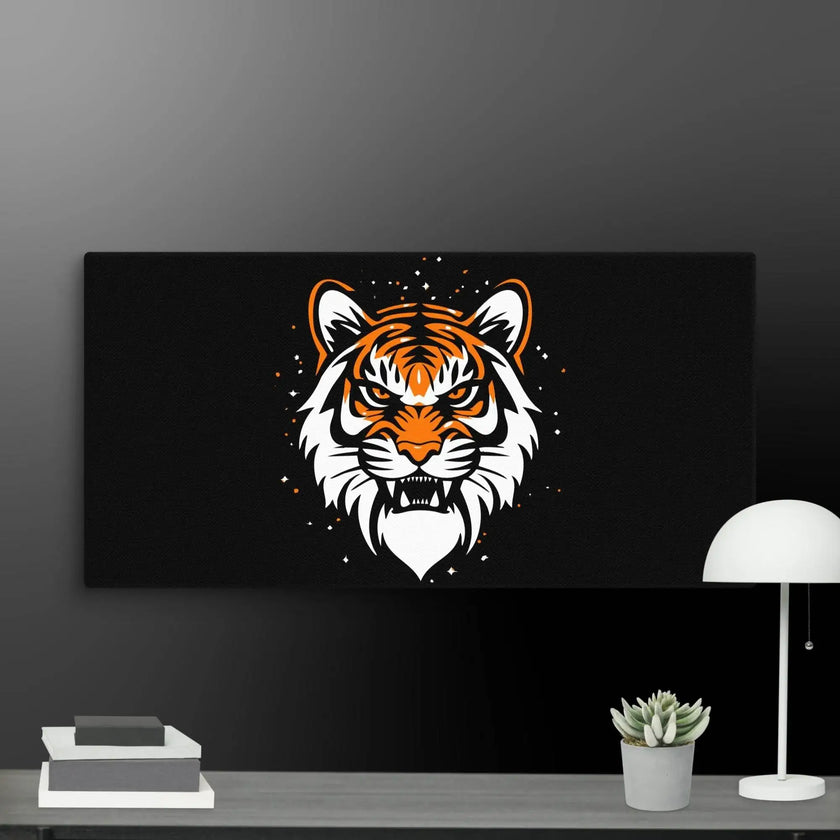 Roaring Tiger Wall Art Canvas - STYLISHOUR