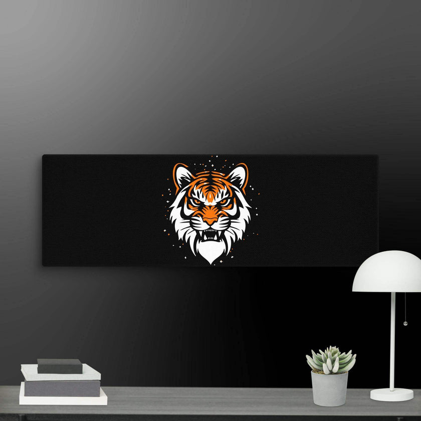 Roaring Tiger Wall Art Canvas - STYLISHOUR