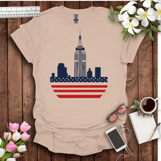 New-York Empire Building Unisex T-Shirt - STYLISHOUR