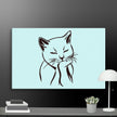 Sleeping Cat Wall Art Canvas - STYLISHOUR