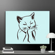 Sleeping Cat Wall Art Canvas - STYLISHOUR