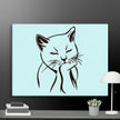 Sleeping Cat Wall Art Canvas - STYLISHOUR