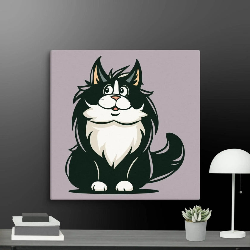 Stay Curious Cat Wall Decor Canvas - STYLISHOUR