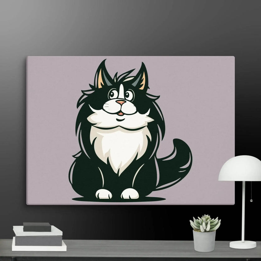 Stay Curious Cat Wall Decor Canvas - STYLISHOUR