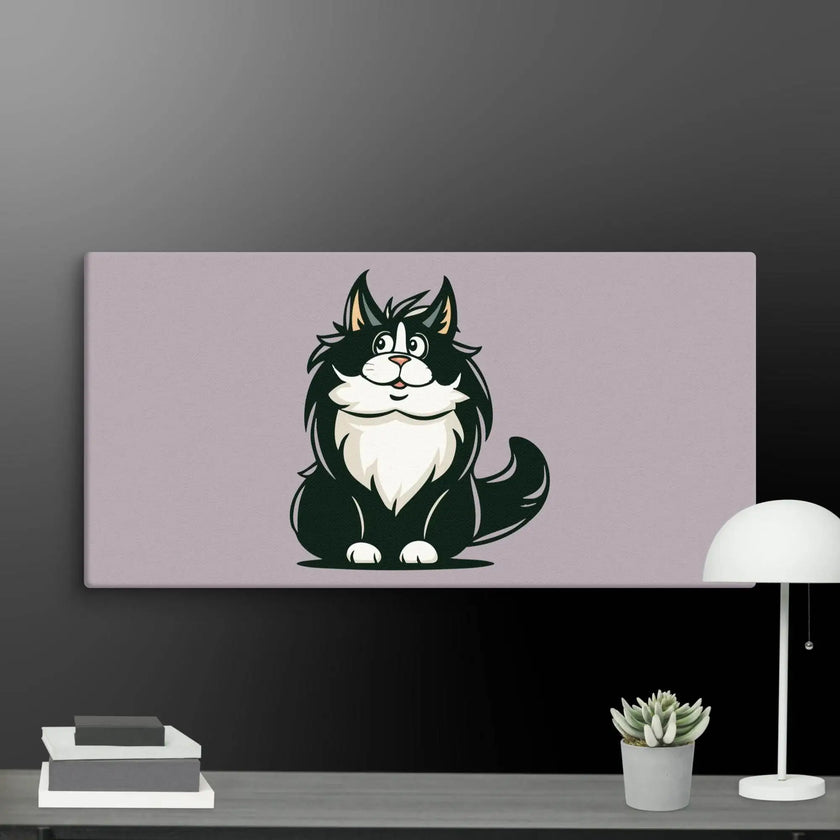 Stay Curious Cat Wall Decor Canvas - STYLISHOUR