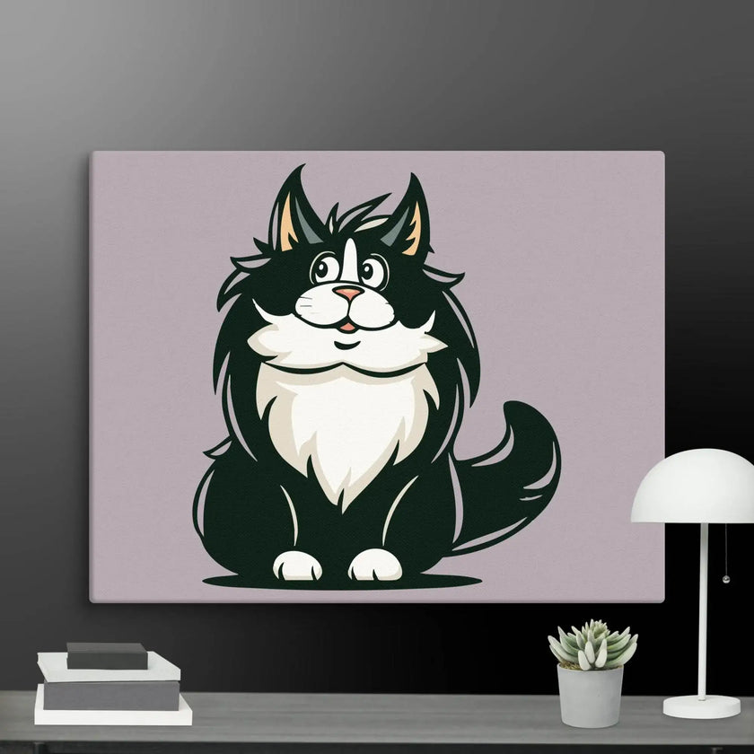 Stay Curious Cat Wall Decor Canvas - STYLISHOUR