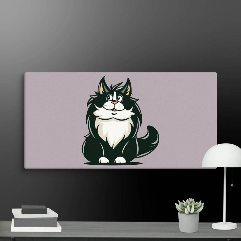 Stay Curious Cat Wall Decor Canvas - STYLISHOUR