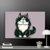 Stay Curious Cat Wall Decor Canvas - STYLISHOUR
