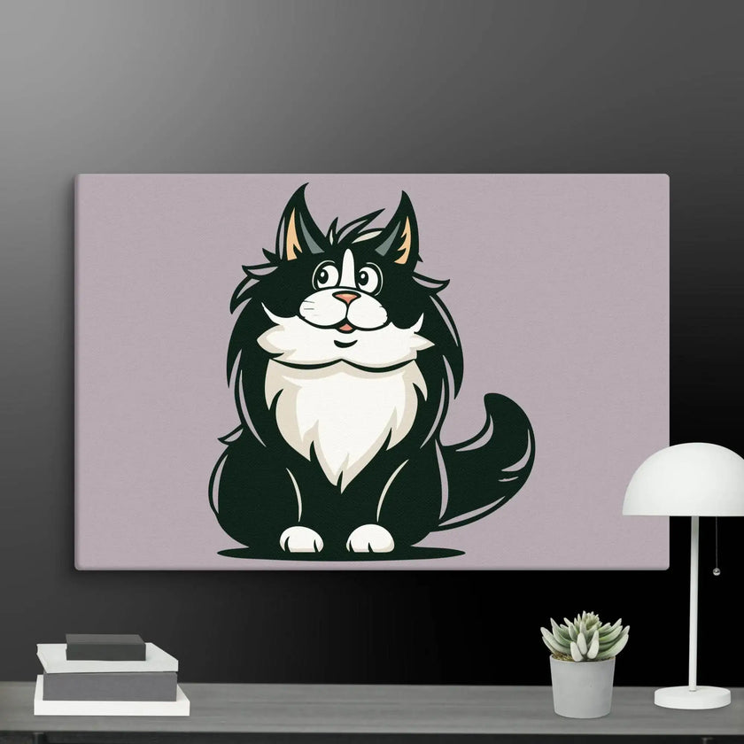 Stay Curious Cat Wall Decor Canvas - STYLISHOUR