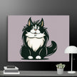 Stay Curious Cat Wall Decor Canvas - STYLISHOUR