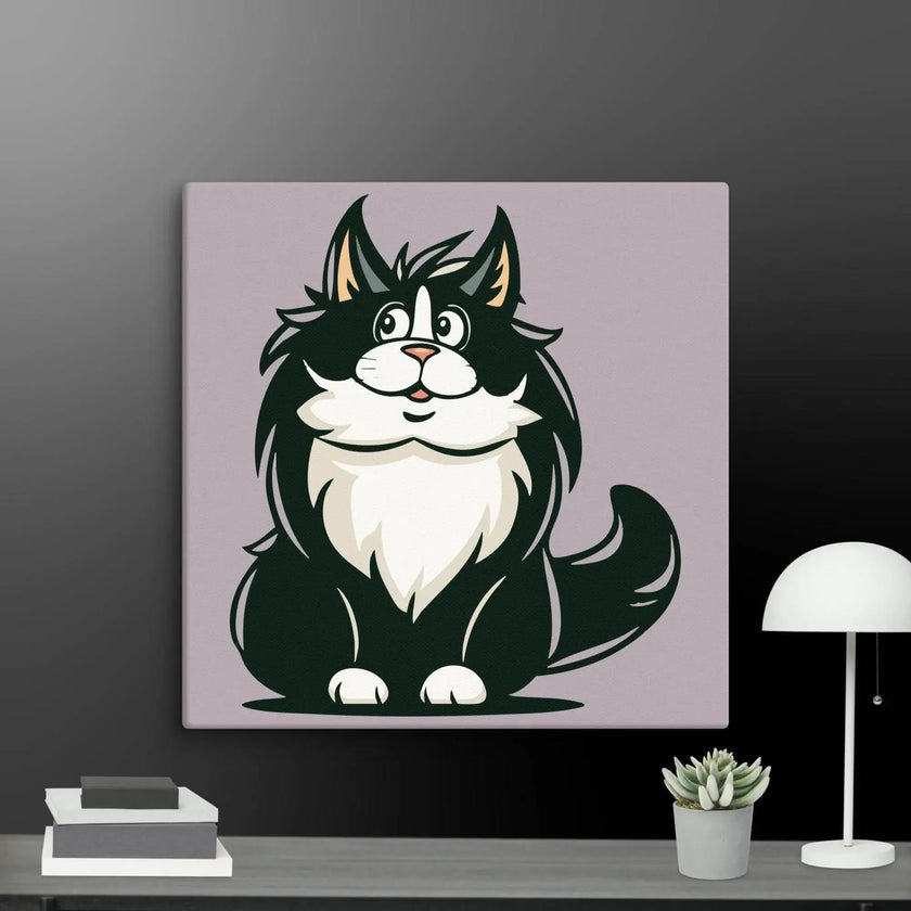 Stay Curious Cat Wall Decor Canvas - STYLISHOUR